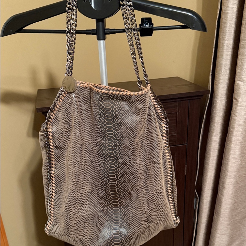 Stella McCartney Falabella Python  Shoulder Bag